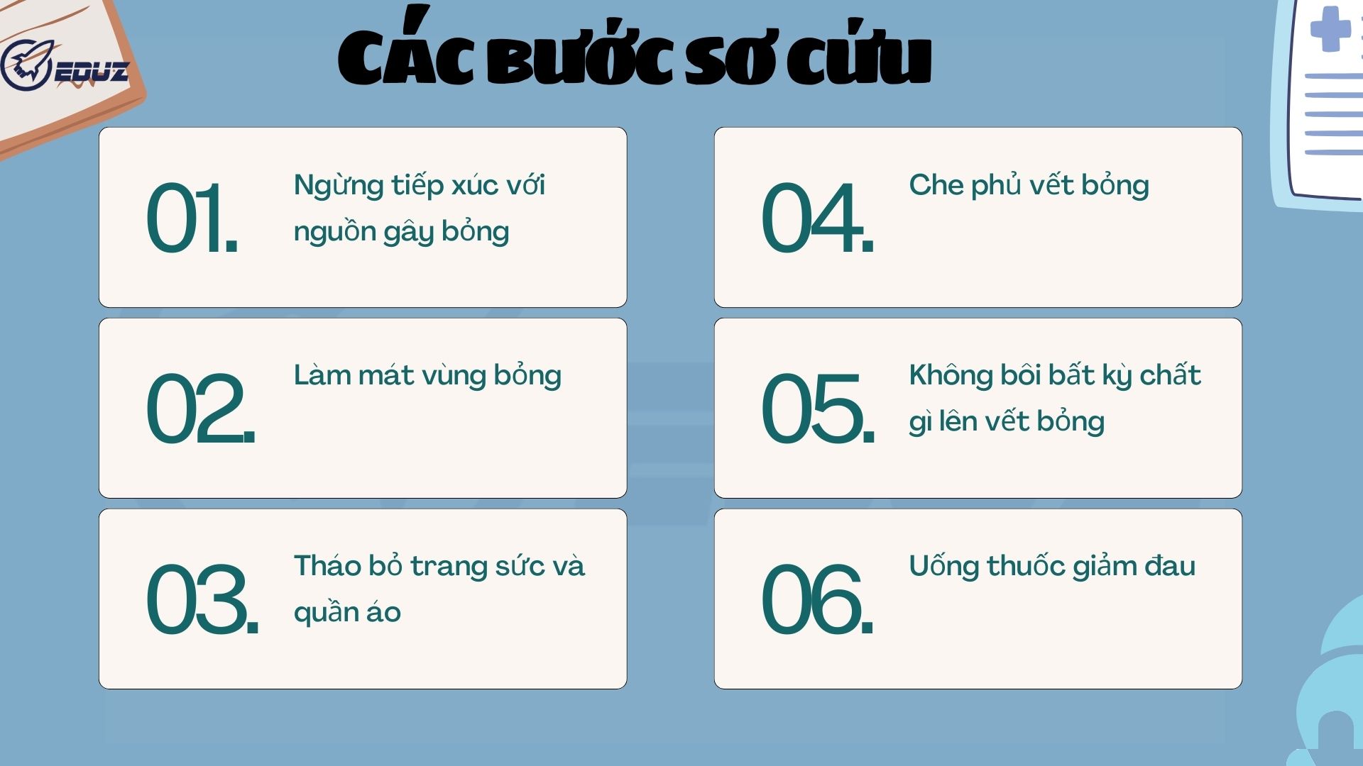 4. Các bước sơ cứu